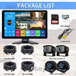 9 Touch Screen Monitor DVR Record Rear View Backup Reversing 4x Camera with 256GB