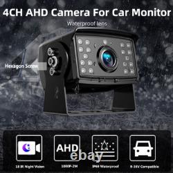 9 Touch Screen Monitor DVR Record Rear View Heavy Duty Backup Camera for Truck