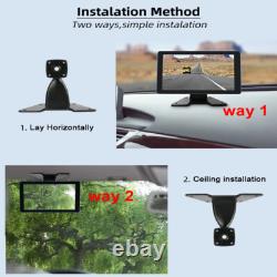 9 Touch Screen Monitor DVR Record Rear View Heavy Duty Backup Camera for Truck