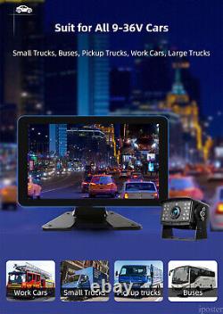 9 Touch Screen Monitor QUAD DVR 360° View Forward Side Backup Camera Truck