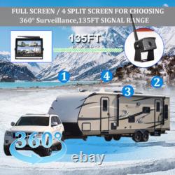 9 Wireless DVR Monitor 1080P Backup Rear View Camera for Truck Trailer Car RV