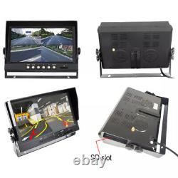9 Wireless DVR Monitor 2 Backup Rear Front View Camera for Truck Trailer Car RV