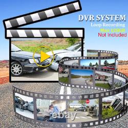 9 Wireless DVR Monitor 2 Backup Rear Front View Camera for Truck Trailer Car RV