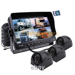 9 monitor Car Backup Camera Rear View Night Vision Camera Kit with DVR recorder