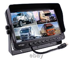 9 monitor Car Backup Camera Rear View Night Vision Camera Kit with DVR recorder