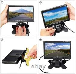 AHD 1080p Backup Camera 7'' Monitor Rear View System For Rv Truck BUS Reversing