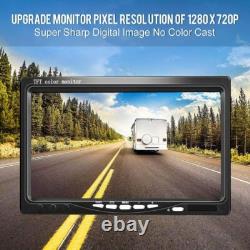 AHD 1080p Backup Camera 7'' Monitor Rear View System For Rv Truck BUS Reversing