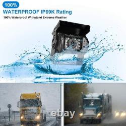 AHD 1080p Backup Camera 7'' Monitor Rear View System For Rv Truck BUS Reversing