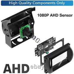 AHD 7 Quad Monitor DVR 32g 4x Backup Camera with U-shape Mount For Truck Caravan