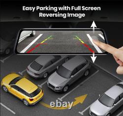 AUTO-VOX V5PRO Rear View Mirror 9.35 LCD Screen 1080P Dash Cam + Backup Camera