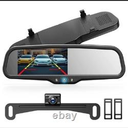 AUTO-VOX Wireless Rear View Backup Mirror Camera 4.3 HD Monitor Parking System