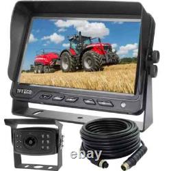 Ahd 1080p 7 Rear View Reversing Backup Camera System Skid Steer Truck Tractor