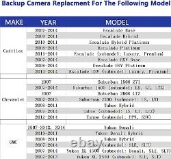 Anina Rear View Backup Camera for 2007-2013 Chevrolet Suburban Tahoe
