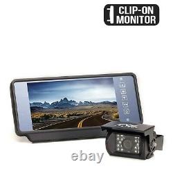 Backup Camera With 7 TFT LCD Screen That Attaches to Rear View Mirror 130° View