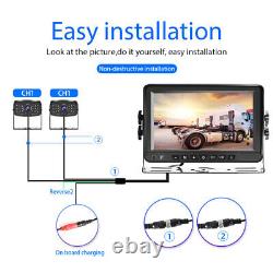 Backup Camera for Truck HD 7 Inch Monitor Kit for RVs Trailers Rear View System