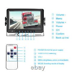 Backup Camera for Truck HD 7 Inch Monitor Kit for RVs Trailers Rear View System