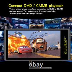Backup Car Camera & Rear View Mirror 9 Monitor Screen System Parking & Reverse