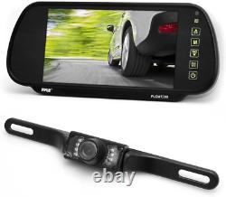 Backup Car Camera & Rear View Mirror Monitor Screen System-Parking & Reverse Saf