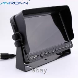 Backup camera and monitor Kit 9 Quad Monitor DVR Recorder Car Side View Camera