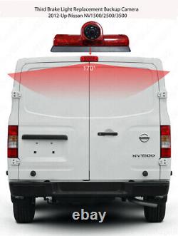 Brake Light CCD Color Rear View Backup Camera kit For Nissan NV 1500 2500 3500