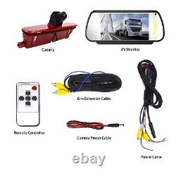 Brake Light Rear View Backup Camera Kit For Fiat Doblo Opel Combo Van AHD 1080P