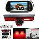 Brake Light Rear View Backup Camera +Mirror Monitor For Nissan NV 1500 2500 3500