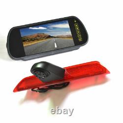 Brake Light Reverse Backup Camera+Rear View Mirror Monitor for Ford Transit Van