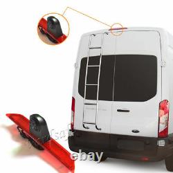 Brake Light Reverse Backup Camera+Rear View Mirror Monitor for Ford Transit Van