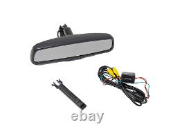 BrandMotion 4.3 Color LCD Back-Up Display on Rear View Mirror kit FLTW-7690 NEW