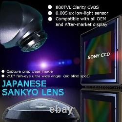 Car Backup Camera, Adjustable Lens, Side/Rear View Camera For RV Trailer Camper