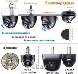 Car Backup Camera, Adjustable Lens, Side/Rear View Camera For RV Trailer Camper