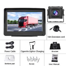 Car Backup Camera System with 7 Monitor Rear View Reverse Night Vision Parking