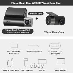 Car DVR Dash Rear Camera English Pro Plus 1944P 140FOV 24H Parking Monitor Cam
