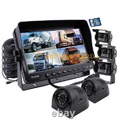 Car Rear View Camera System 9 Monitor Built-in DVR recorder 5 x Backup Camera