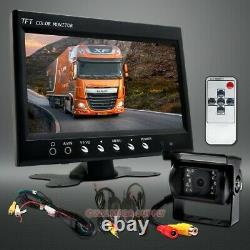 Car Rear View Kit 7 Monitor White CCD Reversing Camera