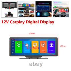 Carplay Display 9-Inch Smart Screen Monitor Car Rear View Backup Reverse Camera