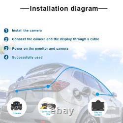 DC12V-24V Digital Display 5 Monitor Auto Rear View Backup Reverse AHD Camera