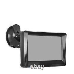 Digital Display 5HD Monitor Car Truck Rear View Backup Reverse Camera Universal