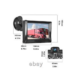 Digital Display 5 Monitor Car Rear View Backup Reverse AHD Waterproof Camera