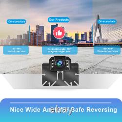 Digital Display 5 Monitor Car Rear View Backup Reverse AHD Waterproof Camera