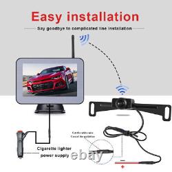 Digital Display 5 Monitor Car SUV Rear View Backup Reverse Camera Night Vision