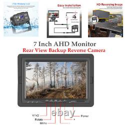 Digital Display 7Monitor Car Auto Rear View Backup Reverse Camera DC12V-24V