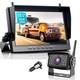 Digital Wireless 1080P IR Backup Camera & 10.1 Monitor DVR For Truck Rear View