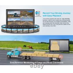 Digital Wireless 1080P IR Backup Camera & 10.1 Monitor DVR For Truck Rear View