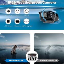 Digital Wireless 1080P IR Backup Camera & 10.1 Monitor DVR For Truck Rear View