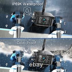 Digital Wireless 1080P IR Backup Camera & 10.1 Monitor DVR For Truck Rear View