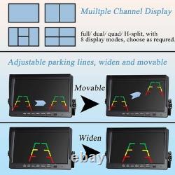 Digital Wireless 1080P IR Backup Camera & 10.1 Monitor DVR For Truck Rear View