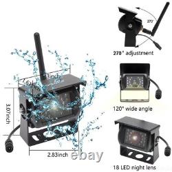 Digital Wireless 7 Monitor Dual Rear View Backup Camera for Truck Caravan RV