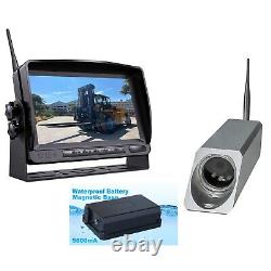 Digital Wireless 7 Monitor Magnetic Front Rear View Backup Camera For Forklift