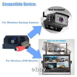Digital Wireless 7 Monitor Magnetic Front Rear View Backup Camera For Forklift